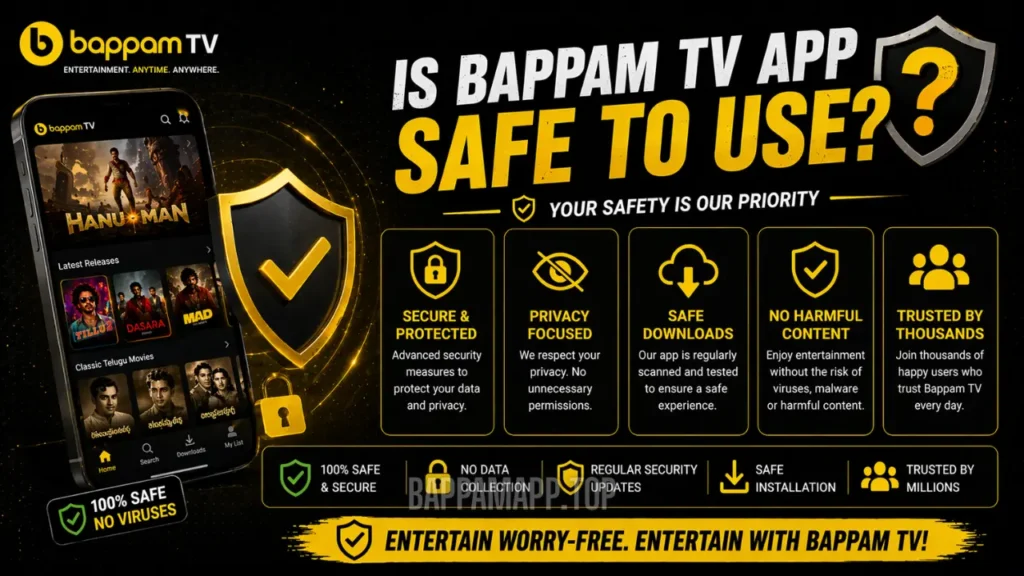 Is Bappam TV Safe to Use